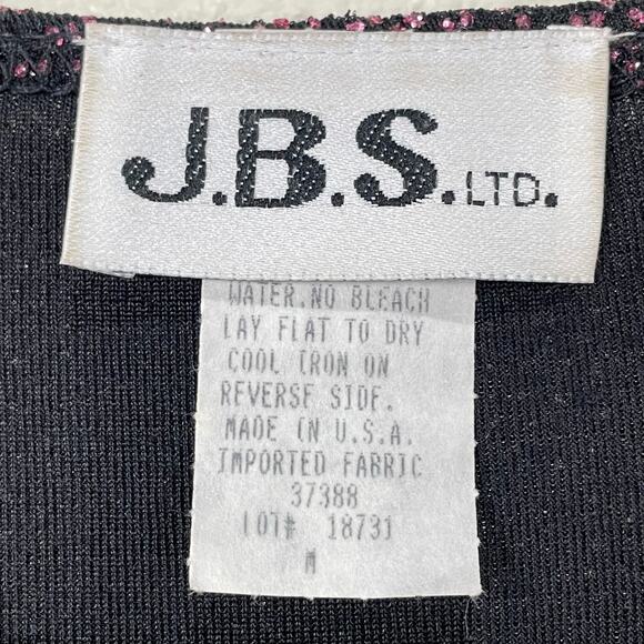 Vintage Pink Glitter Crossover Wrap Flare Sleeve Top Party Whimsigoth 90s Goth M - Picture 7 of 8